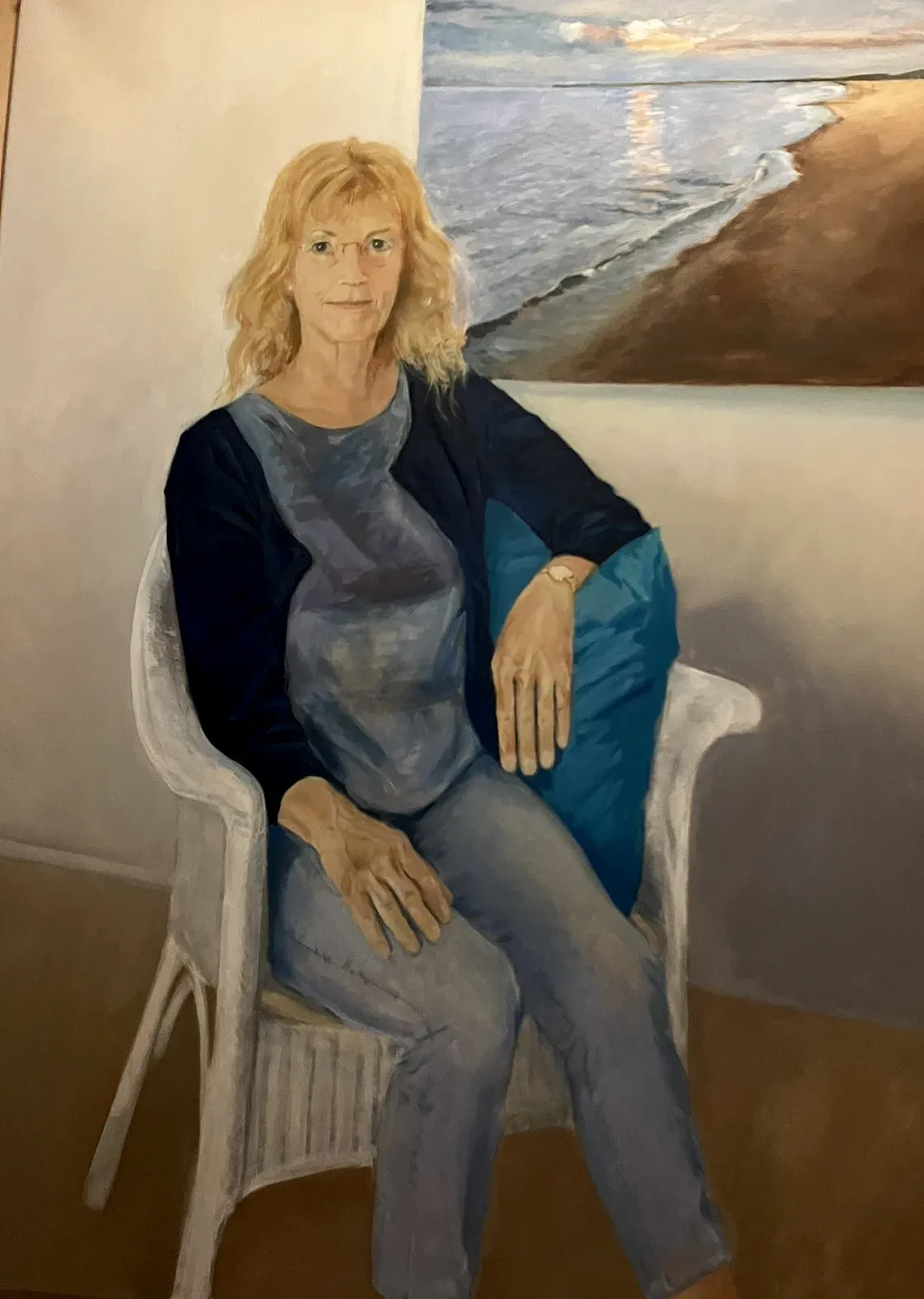 Bildnis einer Frau — Gemälde von Jutta