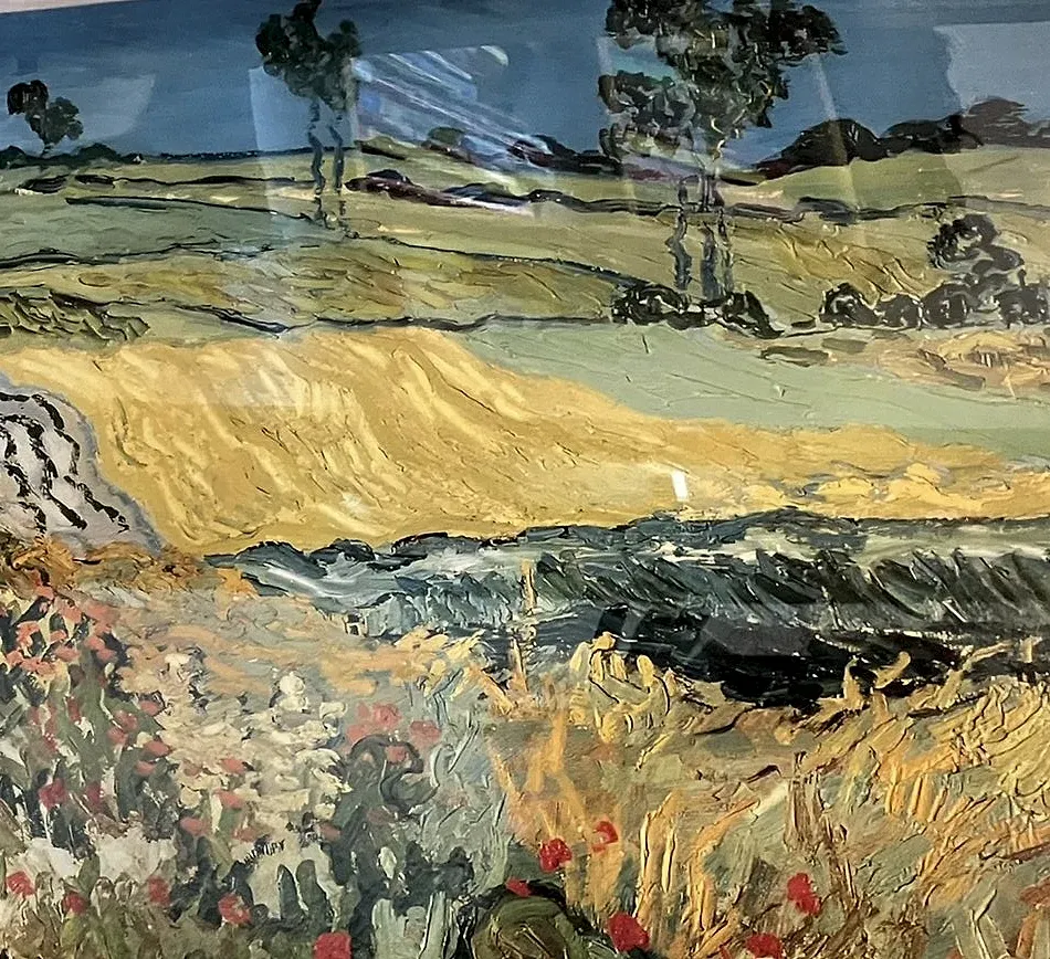 Kornfeld mit Mohn — Gemälde von Jutta