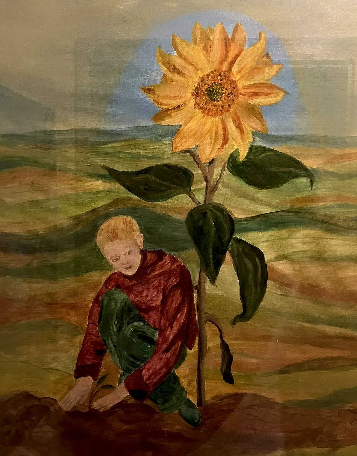 Sonnenblume — Gemälde von Jutta